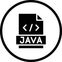 Java Icon Design Illustration vector