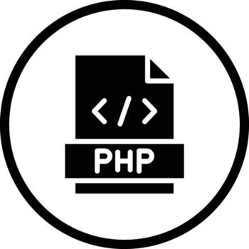 Php Icon Design Illustration vector