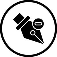 Delete anchor Icon Design Illustration vector