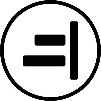 Right alignment Icon Design Illustration