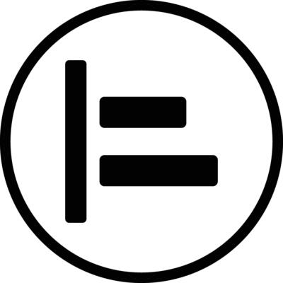 Left alignment Icon Design Illustration