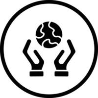 Save the World Icon Design Illustration vector