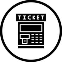 Ticket machine Icon Design Illustration vector