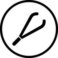 Tweezers Icon Design Illustration vector