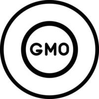 Gmo Icon Design Illustration vector