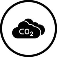 Carbon dioxide Icon Design Illustration vector