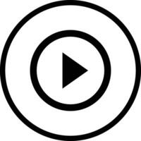 Play button Icon Design Illustration vector