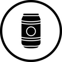Can Icon Design Illustration vector