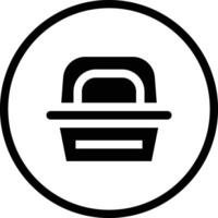 Lunch Box Icon Design Illustration vector