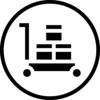 Delivery Cart Icon Design Illustration vector