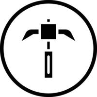 Pickaxe Icon Design Illustration vector