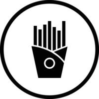 French fries Icon Design Illustration vector