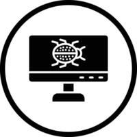 Cyber Attack Icon Design Illustration vector