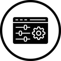Configuration Icon Design Illustration vector