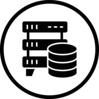 Database Storage Icon Design Illustration vector