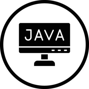 Java Icon Design Illustration vector