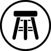 Bar Stool Icon Design Illustration vector