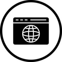 Browser Icon Design Illustration vector