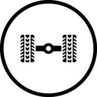 Axle Icon Design Illustration vector
