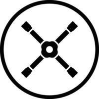 Lug wrench Icon Design Illustration vector