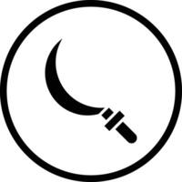 Sickle Icon Design Illustration vector