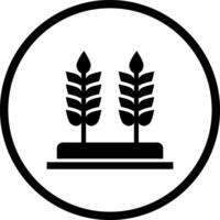 Wheat Icon Design Illustration vector