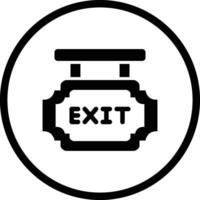 Exit Icon Design Illustration vector