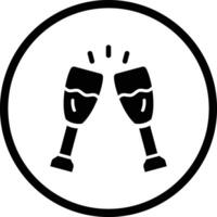 Glasses Icon Design Illustration vector