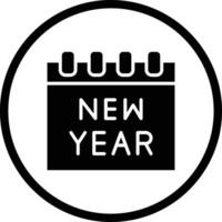 New year Icon Design Illustration vector