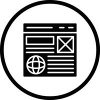 Wireframe Icon Design Illustration vector