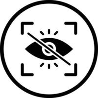 Red eye Icon Design Illustration vector