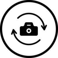 Change camera Icon Design Illustration vector