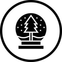 Snow globe Icon Design Illustration vector