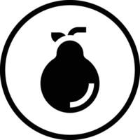 Pear Icon Design Illustration vector