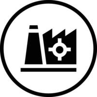 Factory Management Icon Design Illustration vector
