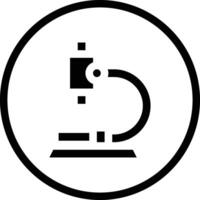 Microscope Icon Design Illustration vector