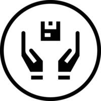 Parcel Handling Icon Design Illustration vector
