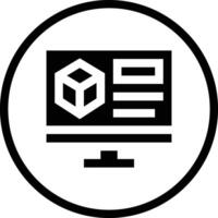 3d Modeling Icon Design Illustration vector