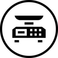 Weight Scale Icon Design Illustration vector