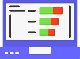 Statistics Icon Design vector