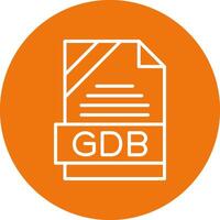 GDB Icon Design vector
