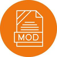 MOD Icon Design vector