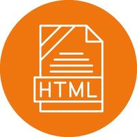 HTML Icon Design vector