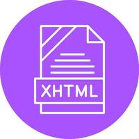 XHTML Icon Design vector