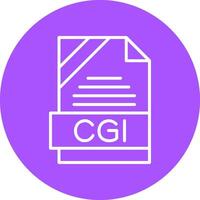 CGI Icon Design vector