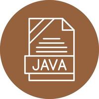 JAVA Icon Design vector