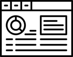 Web analytics Icon Design Symbol vector