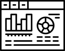Mobile app analytics Icon Design Symbol vector