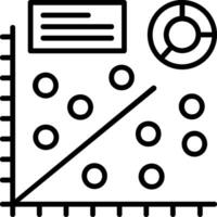 Scatter plot Icon Design Symbol vector