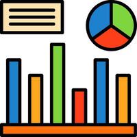 Analytics Icon Design Symbol vector